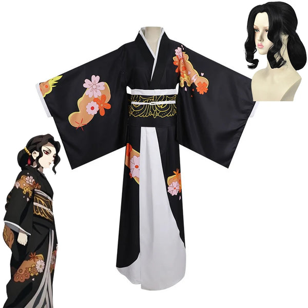 Demon Slayer Muzan Kibutsuji Cosplay Costume — Custom Set