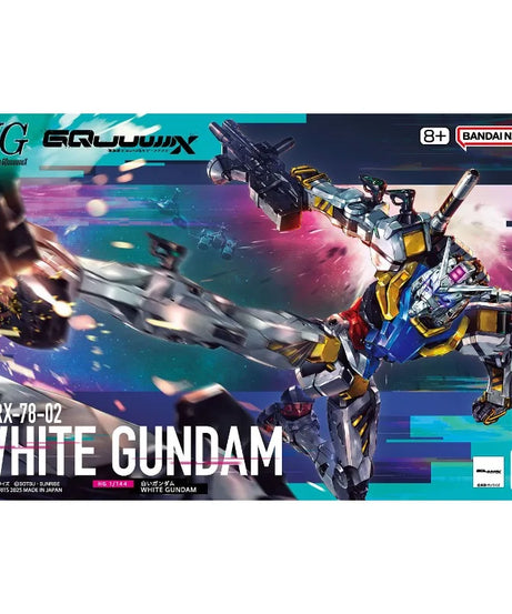 Char's Zaku GQ Action Figure White Gundam Anime Mobile Suit Gundam GQuuuuuuX Toys for Boys Original Box