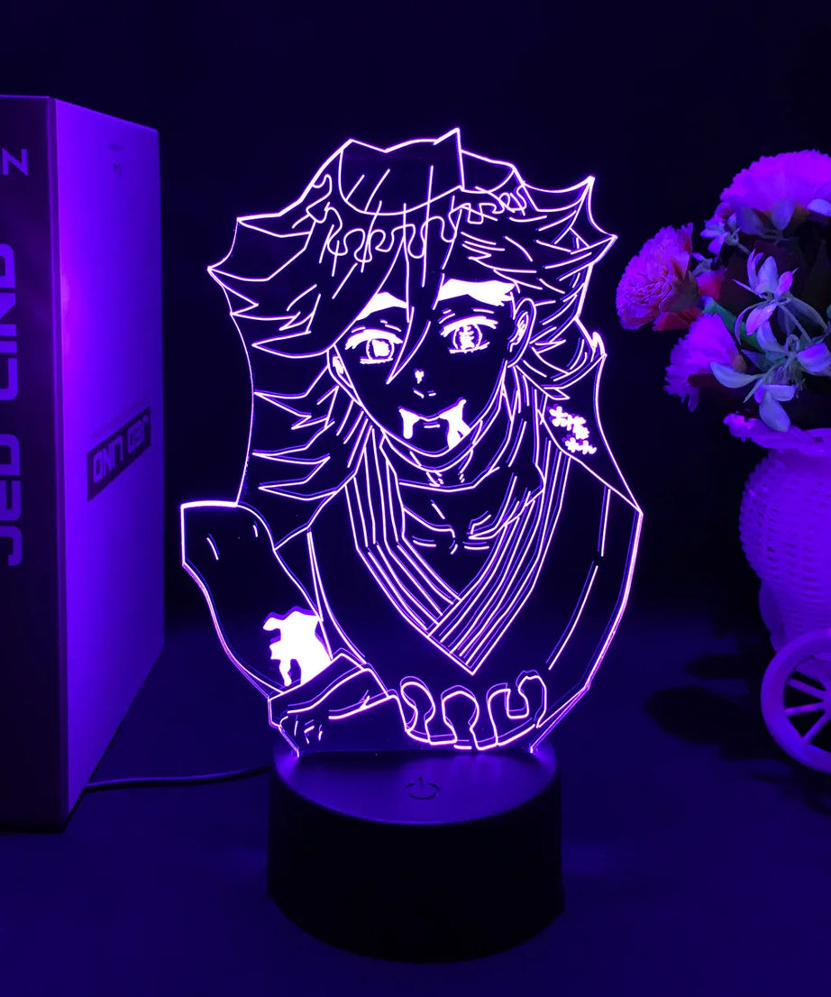 Anime Demon Slayer 3D LED Nightlight Figure for Kids Child Bedroom Decor Cool Kimetsu No Yaiba Lamp Gift Dropshopping