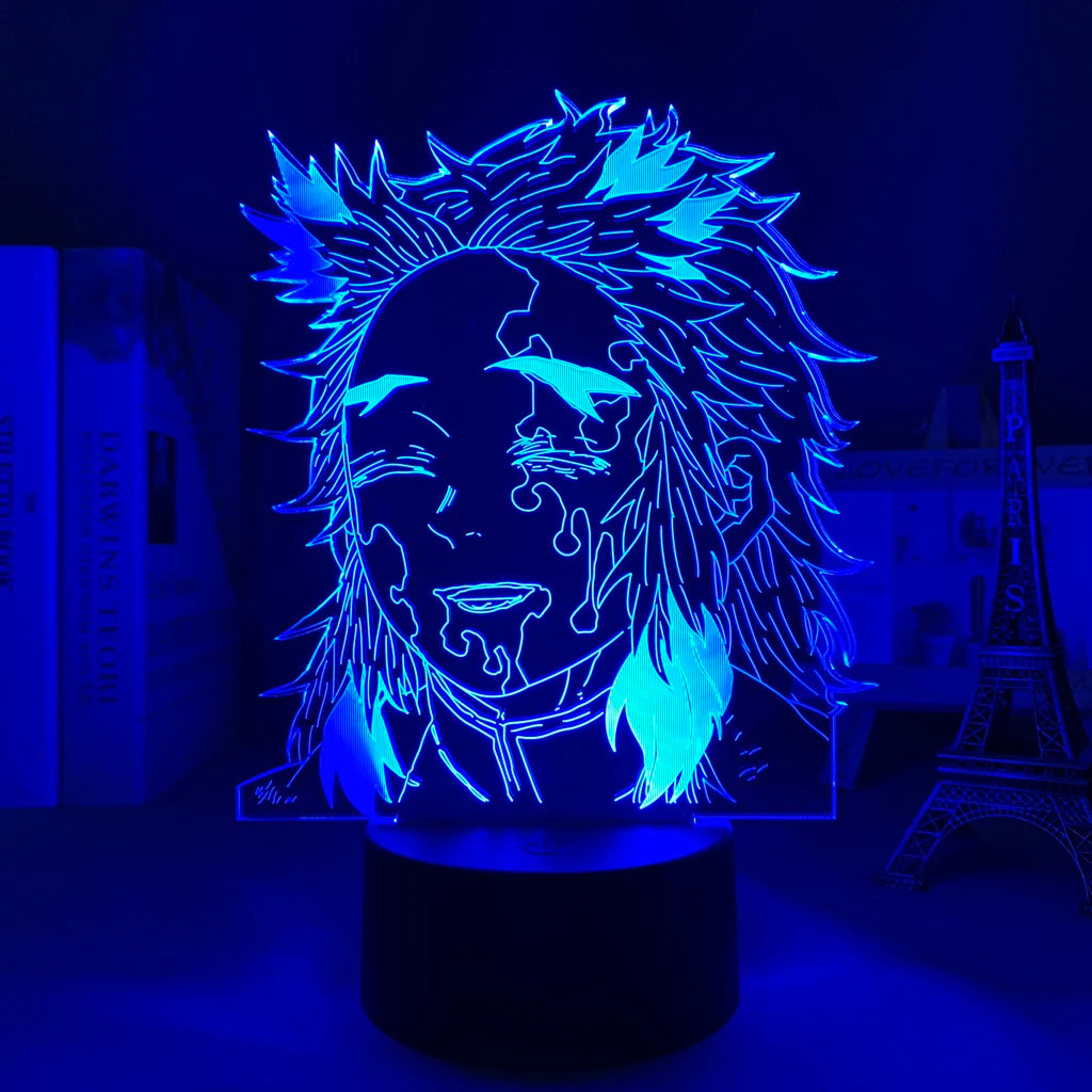 Manga 3d Light Kimetsu No Yaiba for Bedroom Decor Night Light Birthday Gift Table Lamp Anime Demon Slayer Mitsuri Kanroji Figure