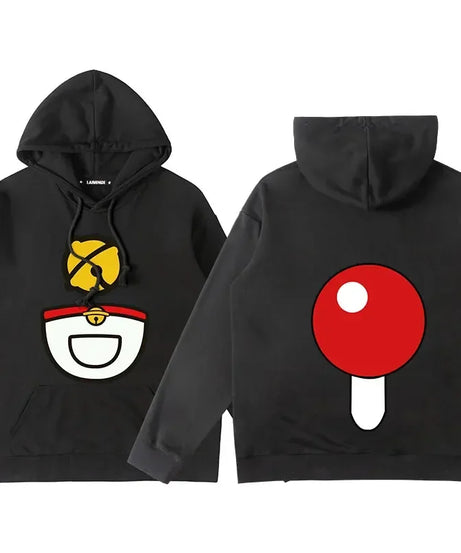 Doraemon Anime Hoodie – Cute Couple & Teen Pullover Jacket