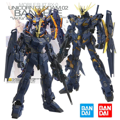 MG 1/100 GUNDAM UNICORN GUNDAM 02 BANSHEE Ver.ka Model Kit Anime Action Fighter Assembly Toy Gift for Children Original