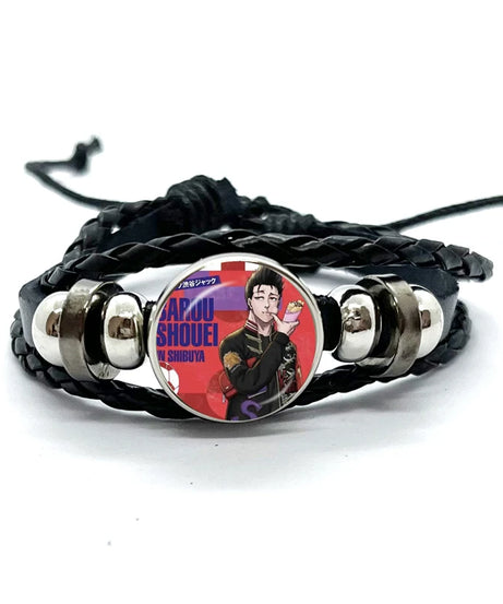 Anime Blue Lock Isagi Yoichi Chigiri Bachira Leather Bracelet Cosplay Unisex Adjustable Punk Wristband Jewelry Props