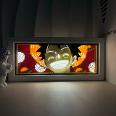 Anime Paper-Cut LED Light Box — Remote Night Light