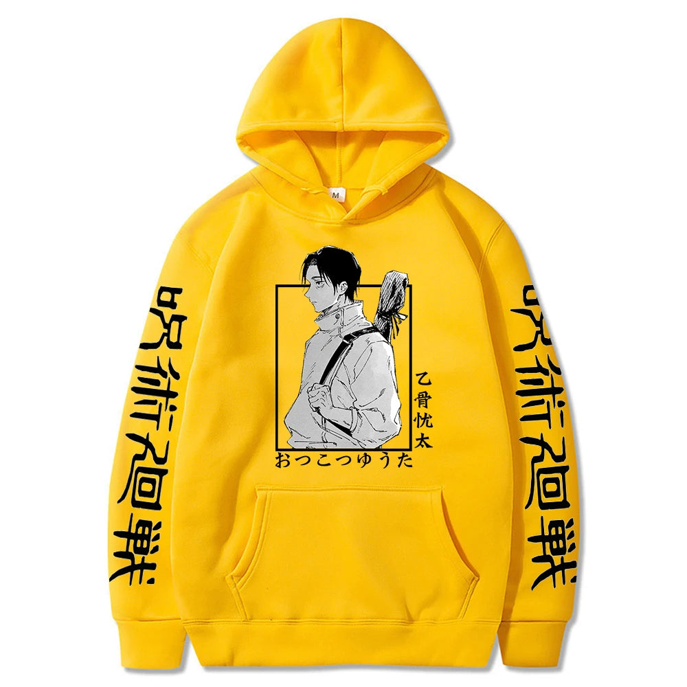 Jujutsu Kaisen Yuta Okkotsu Graphic Hoodie Vintage Oversized Streetwear 4