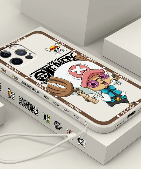 One Piece Chopper Liquid Rope Case for iPhone 15/14/13/12/11/XS/XR