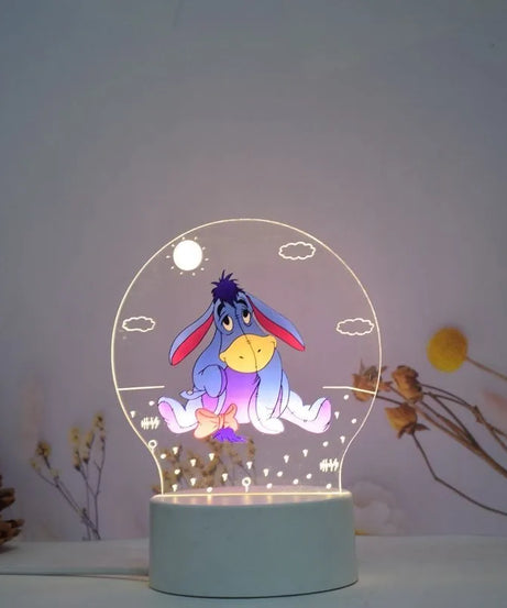 Winnie the Pooh animation peripheral 3D table lamp LED night light bedroom decoration lamp children's Christmas gift