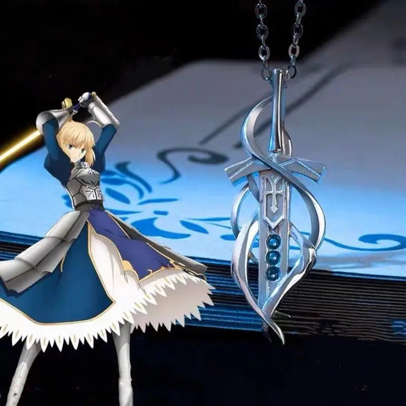 Fate/stay night Saber Alter Necklace — Cosplay Jewelry 6