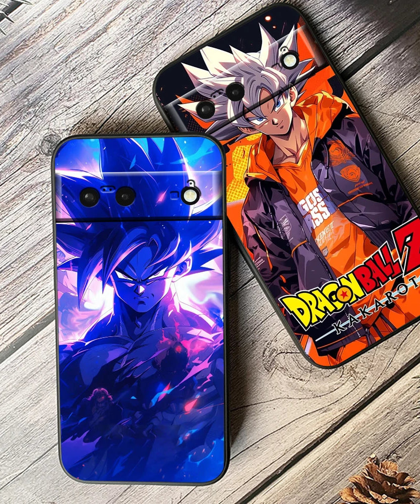 Dragon Ball Z Shockproof Case – Goku Edition for Google Pixel 4–9 Series