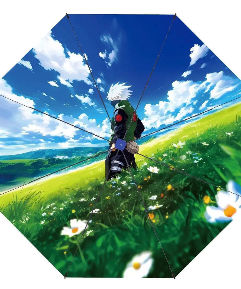 Naruto Umbrella Anime Personality Creative Fashion Sunscreen Student Fully Automatic Folding Umbrella Birthday Gift