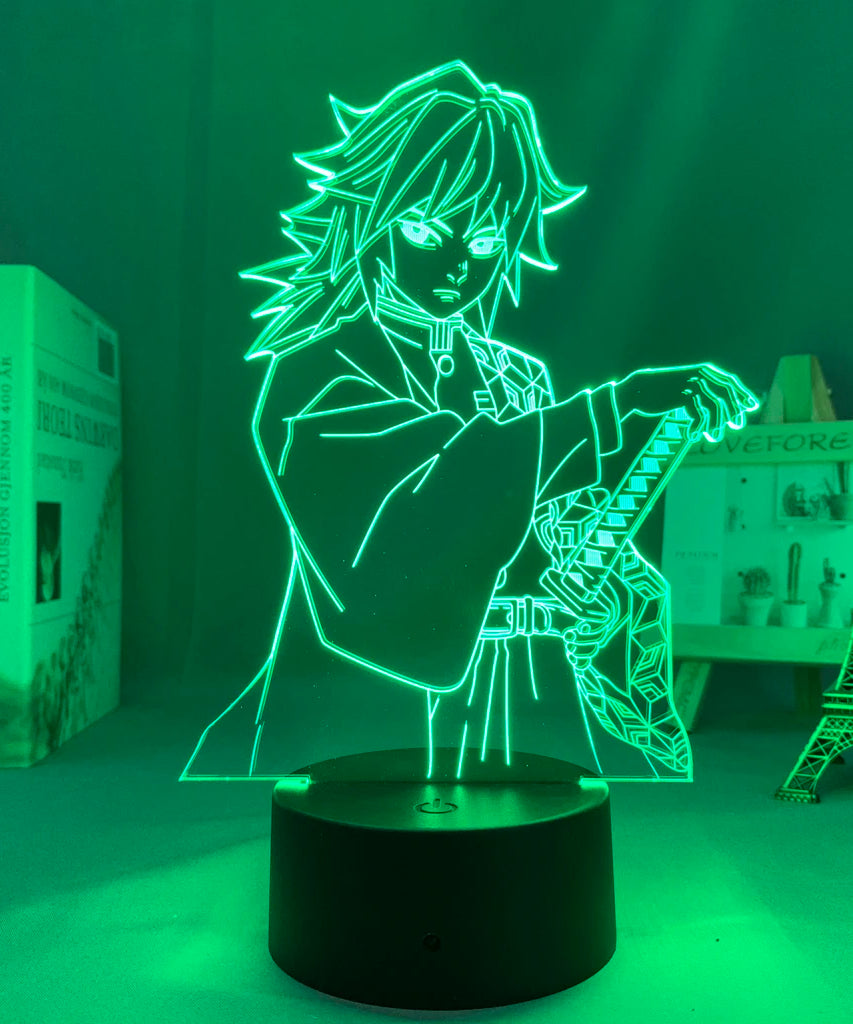 Anime Demon Slayer 3D LED Nightlight Figure for Kids Child Bedroom Decor Cool Kimetsu No Yaiba Lamp Gift Dropshopping