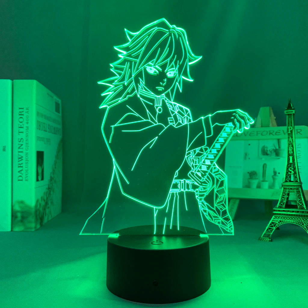 Anime Demon Slayer 3D LED Nightlight Figure for Kids Child Bedroom Decor Cool Kimetsu No Yaiba Lamp Gift Dropshopping