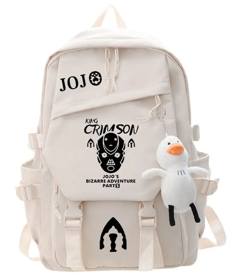 JoJo's Bizarre Adventure Anime Backpack Student School Bag Bookbag Laptop Travel Rucksack Outdoor Boy Girl Gifts