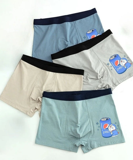 Doraemon Cartoon Boxer Shorts – Cute & Comfy Breathable Underwear