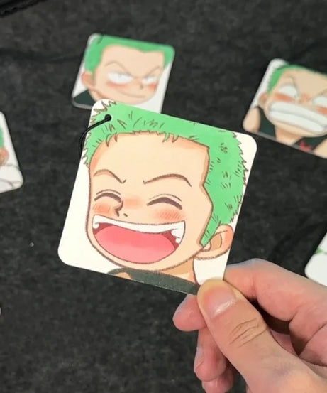 One Piece Car Mounted Fragrance Patch Decoration Car Accessories Anime Luff Tony Tony Chopper Roronoa Zoro Car Interior