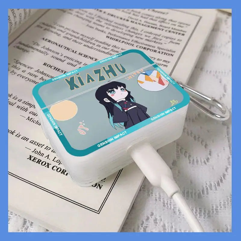 Demon Slayer Earphone Protective Case Anime Style New AirPods 3rd Gen Apple AirPods 2 Bluetooth Earphone Case Birthday Gift