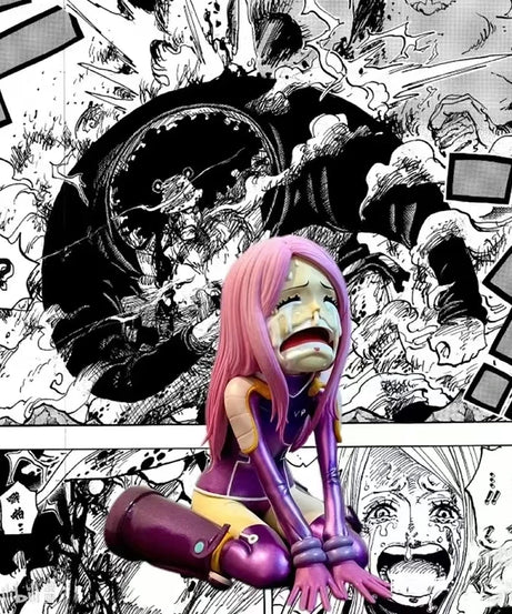 12cm Anime One Piece Figure Crying Jewelry Bonney Action Figures Egg Tip Island Pvc Collection Model Statue Toys Doll Kids Gifts