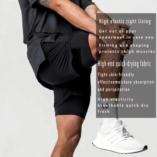 Pokémon Anime Printed Double Layer Shorts – Premium Mesh Fitness & Running Pants for Men