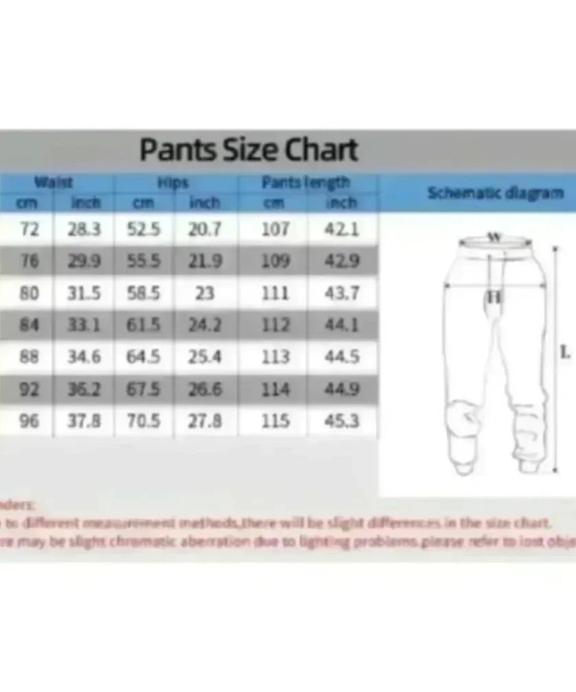 Pokémon Game  Sweetpants Men's Autumn/winter New Pikachu Print Harajuku Trendy Casual Loose Oversized Taped Pants