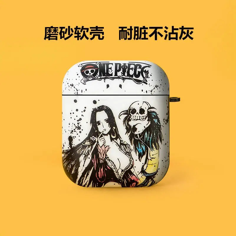Anime One Piece Airpods1/2 Protective Case for Iphone Pro Bluetooth 3Rd Generation Earphones with Anti Drop Frosted Soft Shell