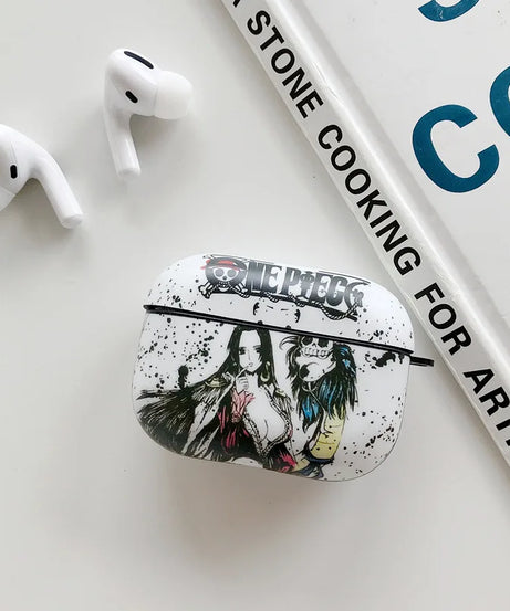 Anime Cartoon One Piece Bluetooth Earphone Case For Apple AirPods 1 2 3 Pro Headphone Headset Wireless Protection Cover Funda
