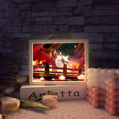Heaven Official's Blessing LED Light Frame — Hua Cheng & Xie Lian Lamp