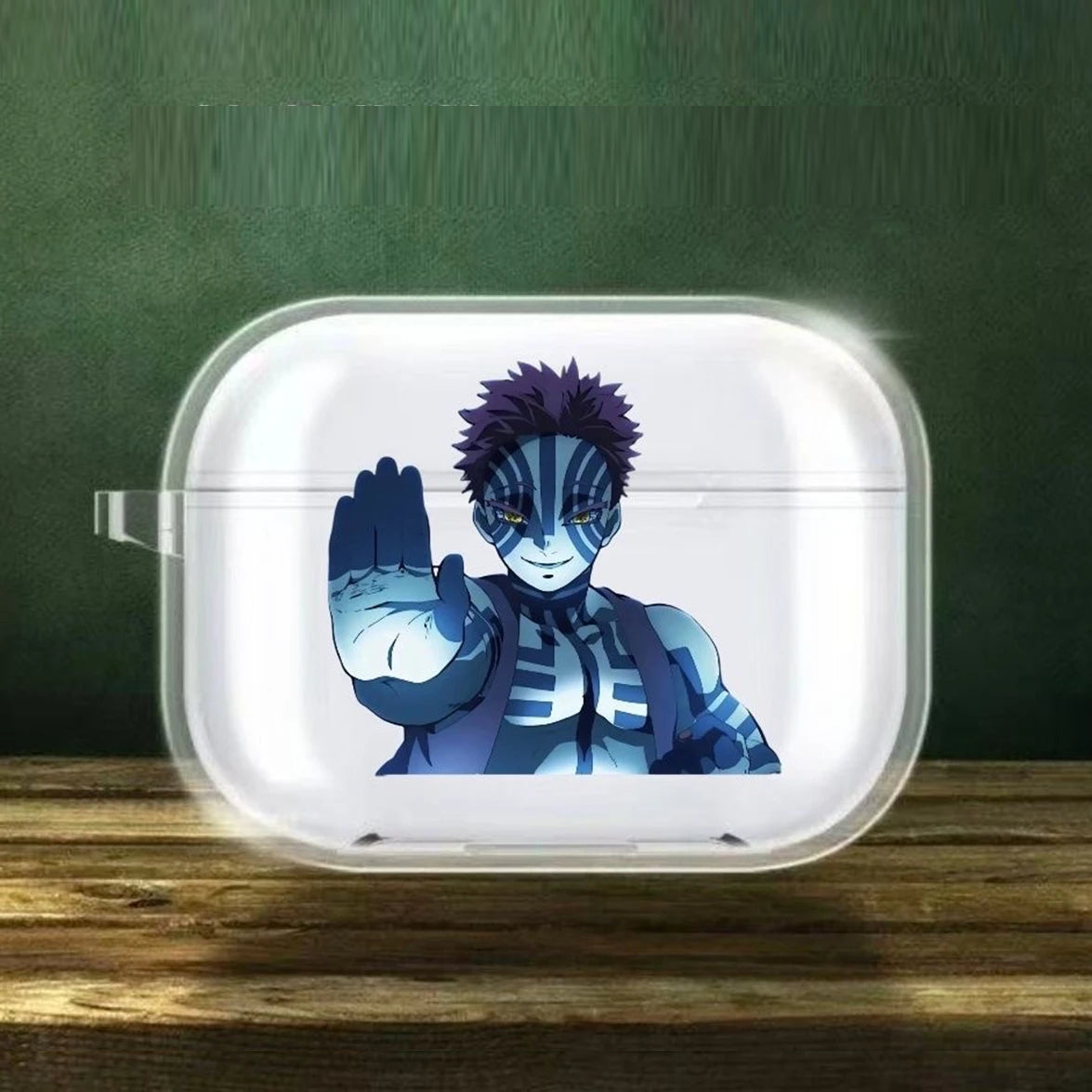 Anime Demon S-Slayer Cool Case Soft silicone TPU Case For AirPods4 Pro 1 2 3 Clear Transparent Bluetooth Earphone Case