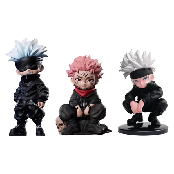Jujutsu Kaisen Gojo & Sukuna Mini Action Figures — 14cm (Boxed)