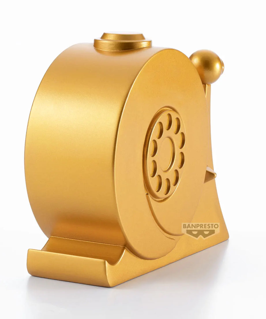 Bandai Banpresto One Piece Golden Den Den Mushi Figure – Collectible Anime Model Toy