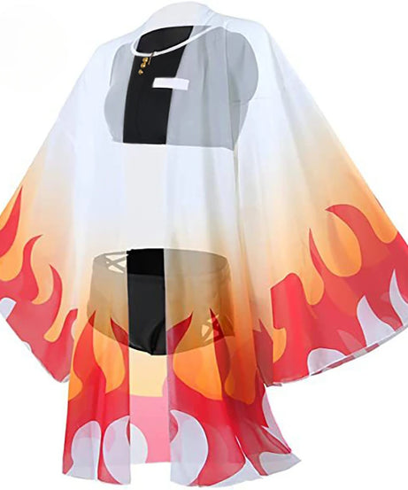 New Swimsuit Anime Demon Slayer Kochou Shinobu Kamado Cosplay Costume Kimono Agatsuma Zenitsu Sexy Bikini Beach Summer Halloween