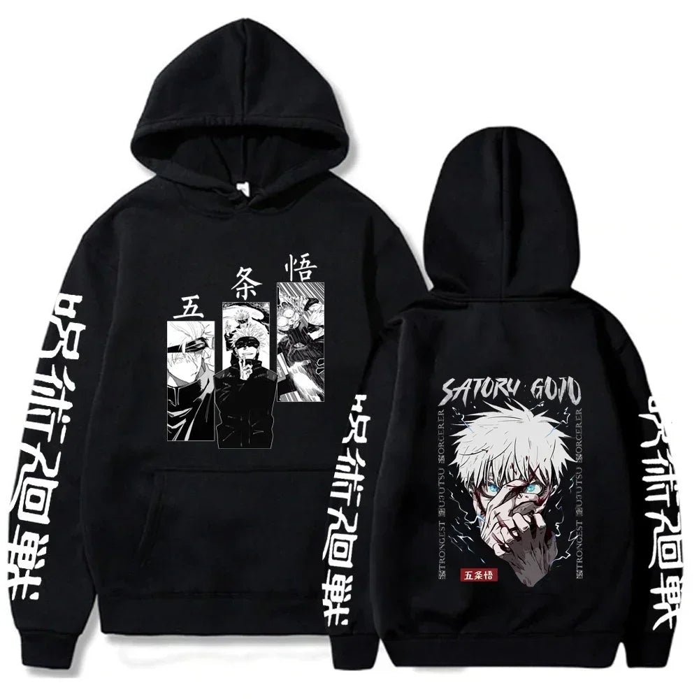 Jujutsu Kaisen Yuji Itadori Hoodie – Harajuku Anime Streetwear Pullover 2