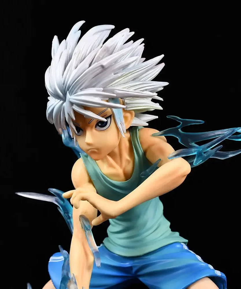 New Hunter×Hunter Anime Figures Killua Zoldyck Figure 19cm Pvc Action Figure Model Decoration Collection Ornament Birthday Gift