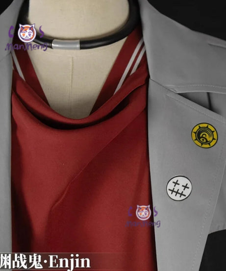 GACHIAKUTA Anime Enjin Cosplay Nji Costume Halloween party fashion men women uniform jacket pants shirt prop wig New set