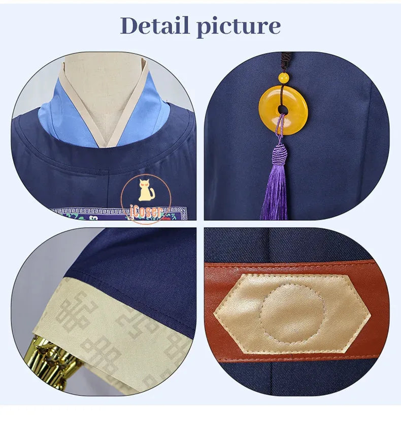 Jinshi Cosplay Costume Fantasy Anime The Apothecary Diaries Disguise for Men Roleplay Hanfu Outfits Halloween Carnival Clothes