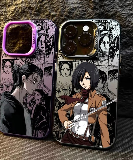Hot Anime J-Jaegers M-Mikasas Phone Case For Samsung Galaxy A14 A15 5G S21 S22 S23 S24 5G FE Plus Ultra A25 A35 A52 A53 A54 A55
