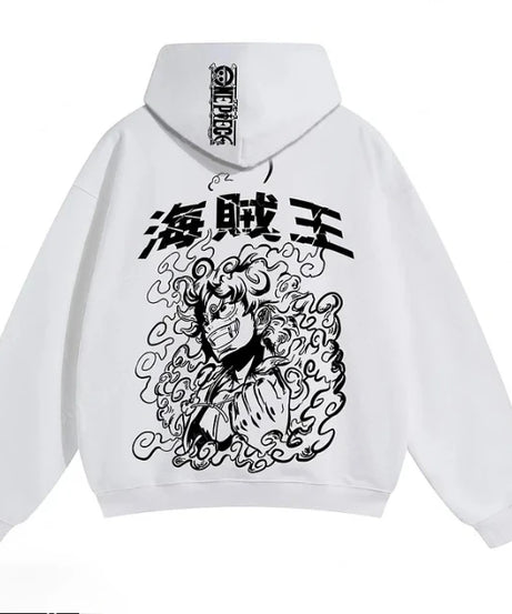 Unisex Anime One Piece Print Hoodie Sweatshirt Oversized Men's Clothing Autumn Casual Y2k Loose Cotton Women Long Sleeve Tops