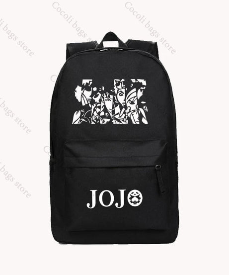 Anime JoJo's Bizarre Adventure Print Backpack School Bag Large Capacity School Backpack Oxford Teenage Youth Backpacks