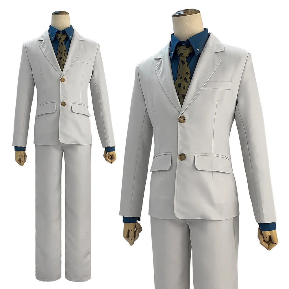 Anime Jujutsu Kaisen Kento Nanami Cosplay Costume – Suit, Vest & Wig Set