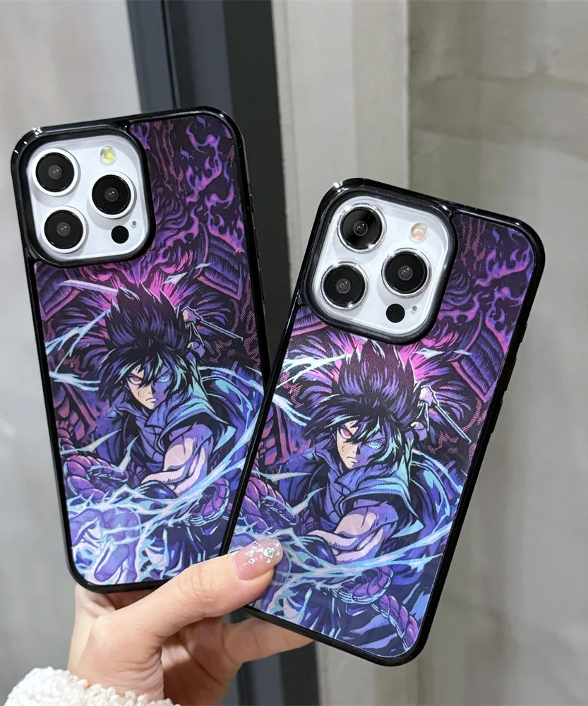 Anime Sasuke Itachi 3D Multi layer patterns Case For iPhone 16 15 14 13 12 Pro Max 11 Magnetic For Magsafe Wireless Charge Cover