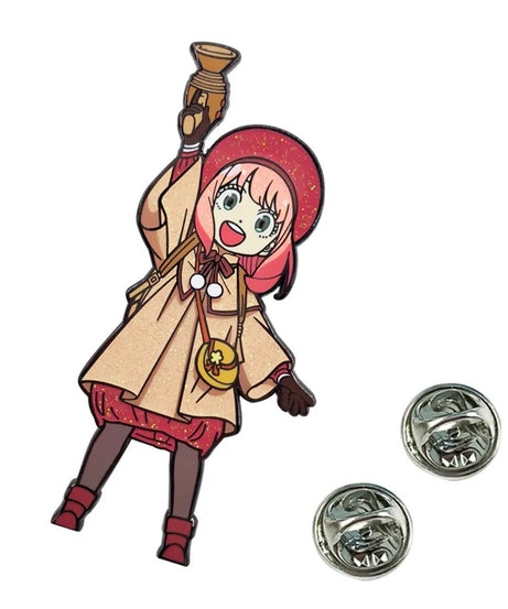 Spy X Family Anya Metal Enamel Pins Cute Brooch for Backpacks Fashion Anime Badge Accessories for Students and Fans