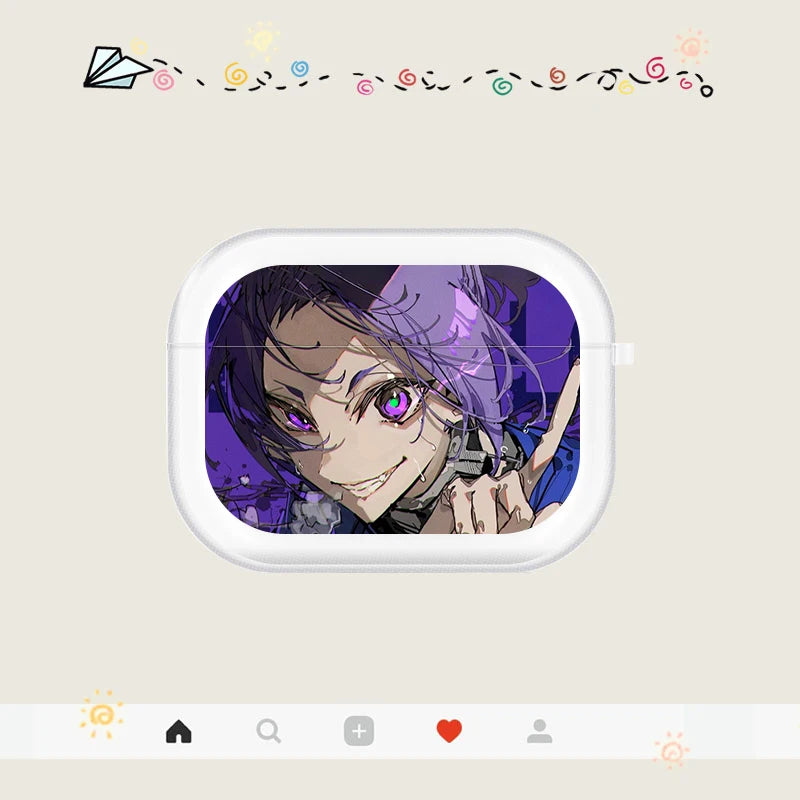 Anime Demon Slayer Soft TPU Case for Airpod Cases Air Apple Pro 3 for 2 3  4 Pods Gen Airpord Cases Tanjirou Nezuko Cover Coque
