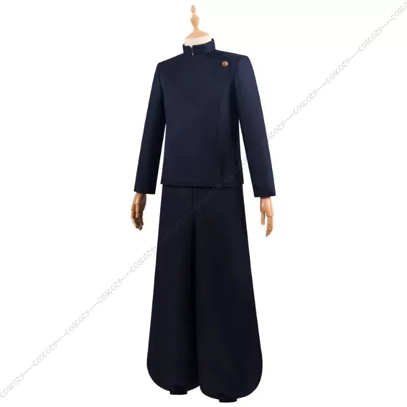 Anime Jujutsu Kaisen Geto Suguru Cosplay Costume – Tokyo Jujutsu High Uniform Suit & Wig Set 4