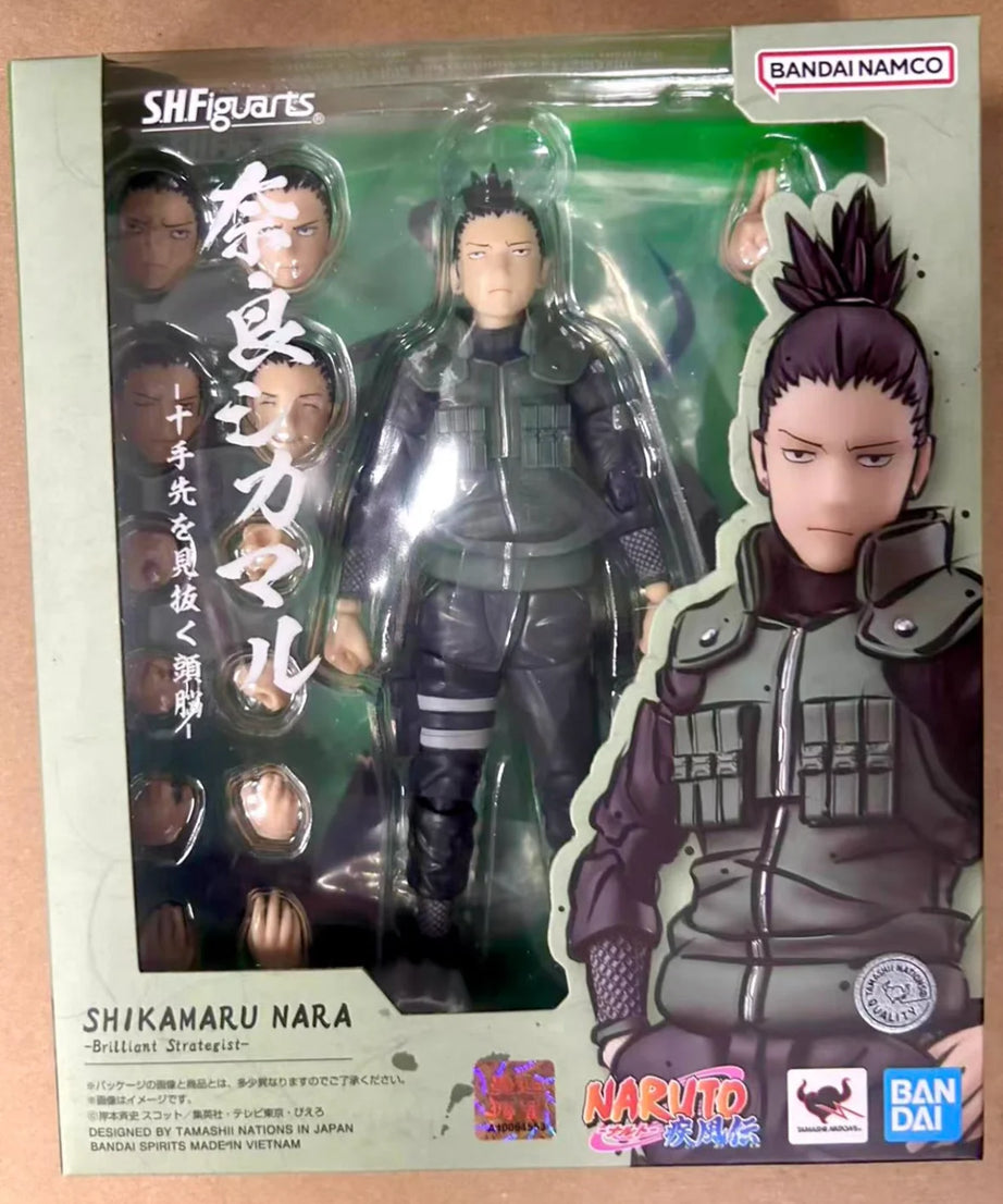 BANDAI SHFiguarts Shikamaru Nara Action Figure – Naruto Shippuden Official Collectible