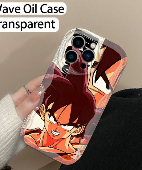 Dragon Ball Goku Art iPhone 15/14/13/12/11/XR/XS Pro Max Soft Case