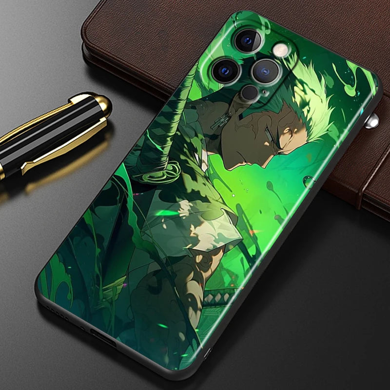 One Piece Zoro iPhone 15-7 SE Pro Max Phone Case