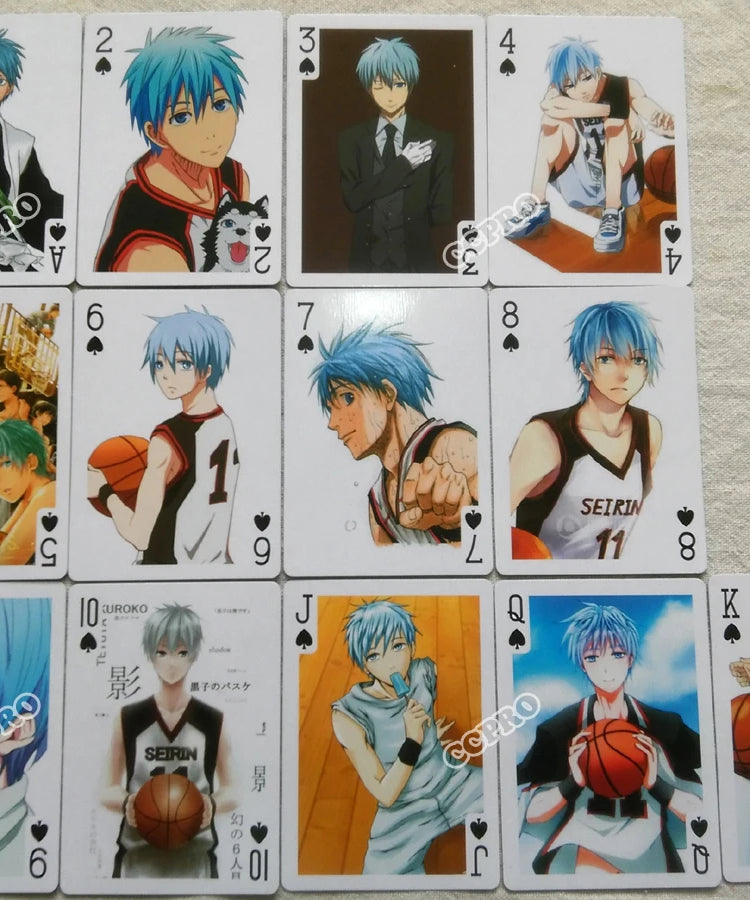 Anime Kuroko's Basketball Poker Cards Kuroko Tetsuya anime Accessories