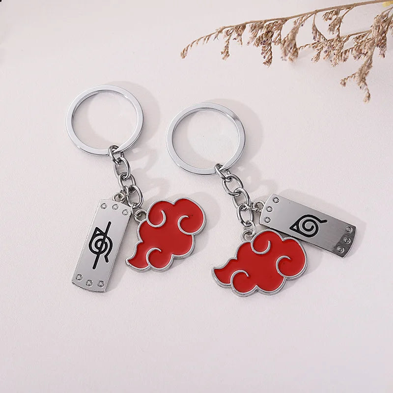 Naruto Konoha Rogue Ninja & Akatsuki Organization Keychain Pendant Accessory 3