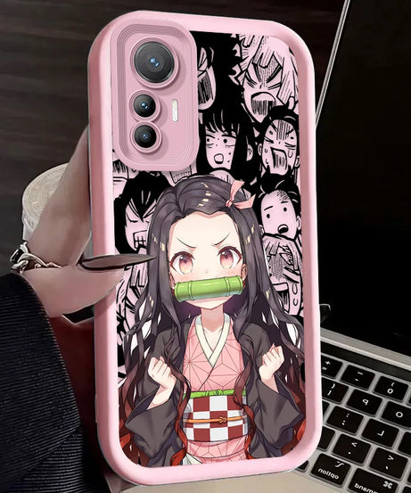 Cute Anime Demon Slayer Case For Xiaomi Poco C65 X7 X6 F6 F5 X5 X3 NFC F3 M6 Pro 4G Mi 13 12 11 Lite 5G 14 13T 12T 11T 14T Pro