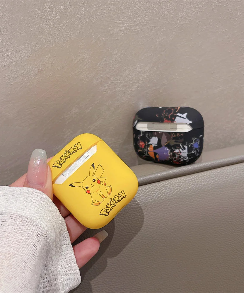 Anime Pokemon Cute Pikachu Earphone Case for Airpods 2 pro pro2 3rd 4 Cartoon Wireless Bluetooth Headphone Protective Cover