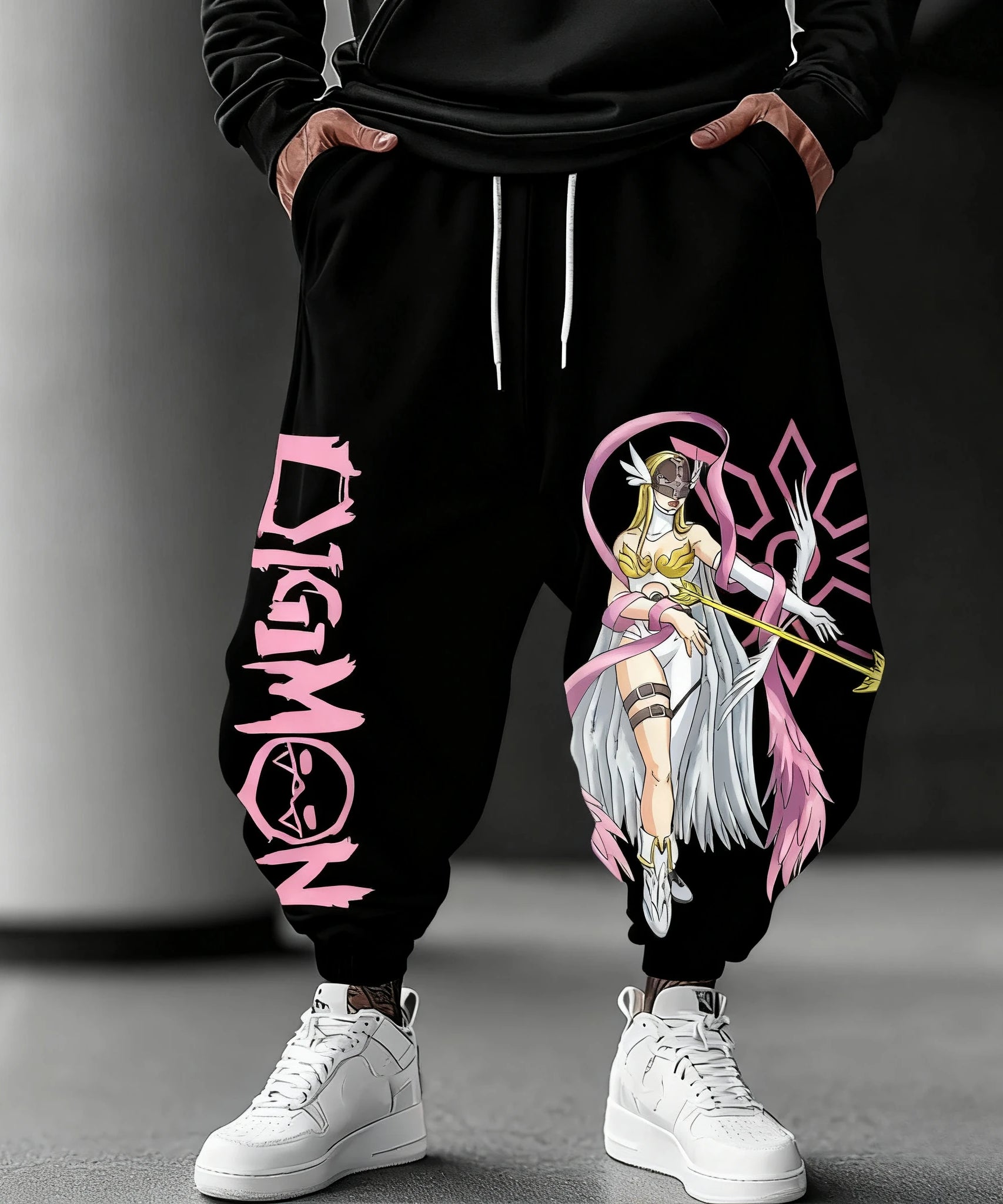 Digimon Anime Men Women Jogger Pants Sweatpants Loose Fit Streetwear Casual Cotton Summer Cartoon Printed Hip Hop Y2k Clothes